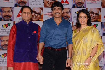 Akkineni International Award Press Meet Stills